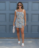 Roam Free Butterfly Mini Skirt