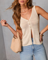 Chellie Knit Pintuck Top
