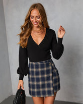 Abbey Drape Knit Sweater