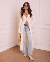 Averra Open Front Longline Cardigan