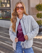 Xander Quilted Denim Jacket