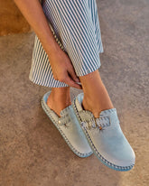 Chic Comfort Stitch Slip On Mules