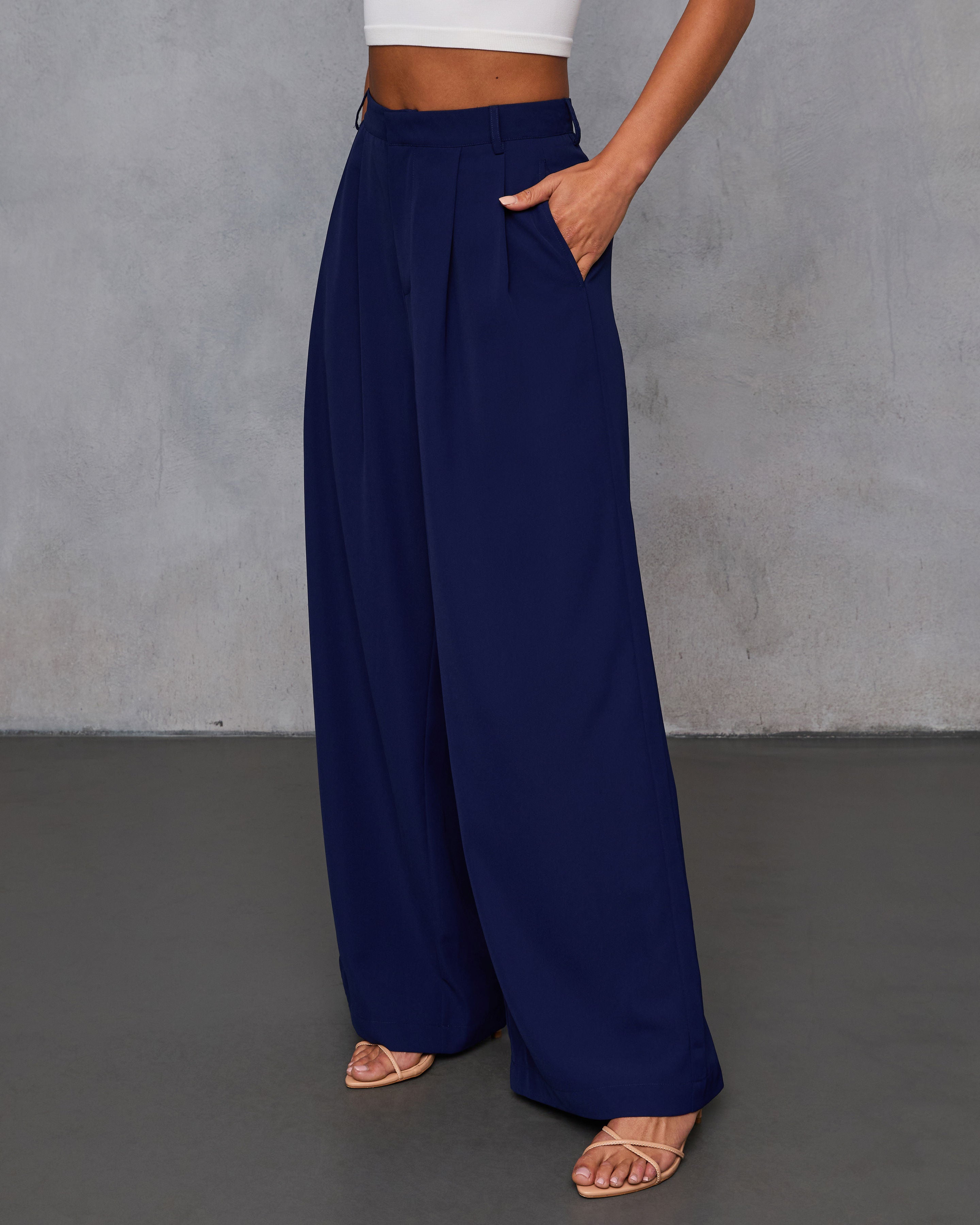 Madrigal Pocketed Wide Leg Pants
