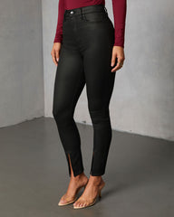 Kourtney Super Stretch High Rise Coated Jeans