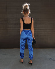 Athena Satin Cargo Pants