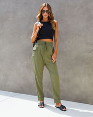 Hey Jane Drawstring Cargo Joggers