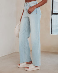 Logan Super Stretch High Rise Relaxed Jeans