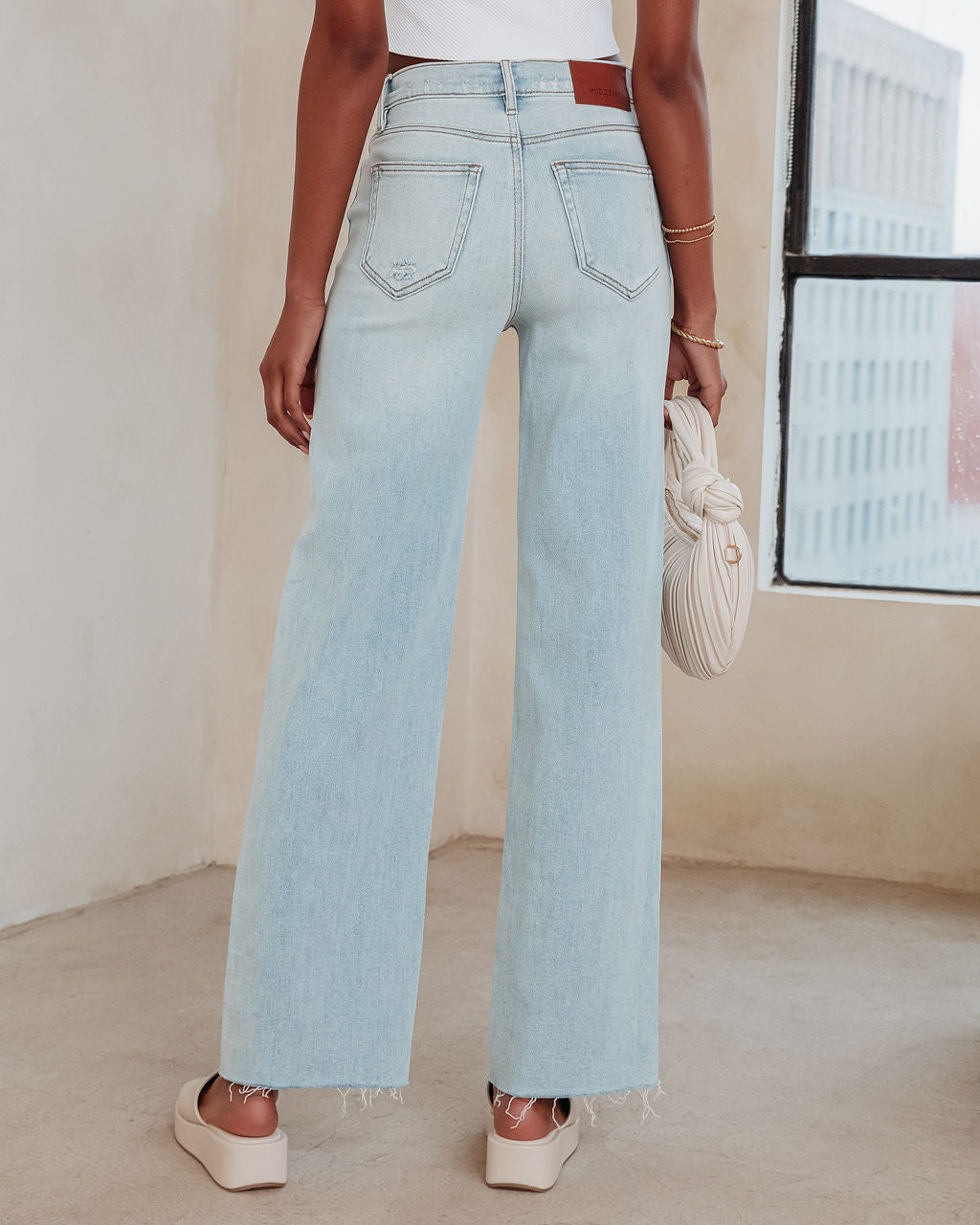 Logan Super Stretch High Rise Relaxed Jeans